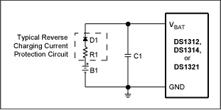 为DS1312、DS1314和DS1321控制器ic增加电池检测功能的办法