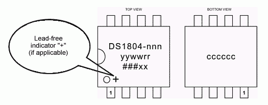 澄清DS1804订购信息和包装标记的使用指南
