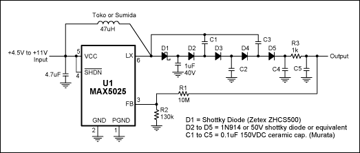 高压DC-DC变换器是MEMS的理想选择(警告:高压电路)