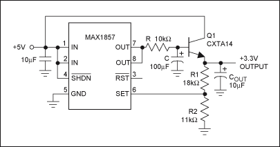 RC滤波器与外部晶体管驱动器拒绝LDO噪声的技术处置方案