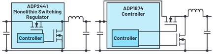 单片式开关稳压器和控制器解决方案有什么不同？
