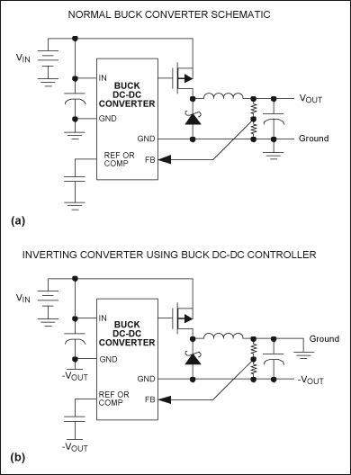 从降压(降压)DC-DC变换器制作电压逆变器的办法